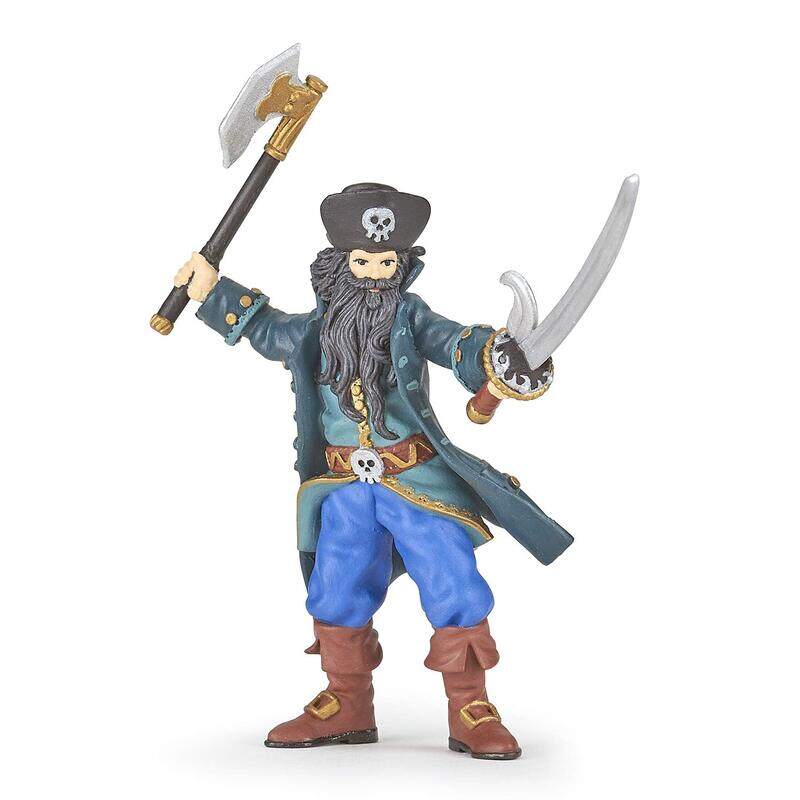 

Papo Blackbeard Pirates & Corsairs Figurine, 1 Piece, 39477, Ages 3+