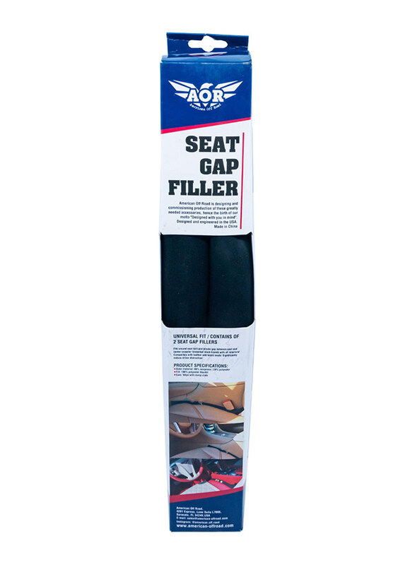 

AOR Seat Gap Filler, Black, 46 x 6 cm