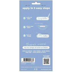 Stuck on You Iron On Labels, Easy to Iron, Washer/Dryer Safe, and Long Lasting, 39 Labels Per Pack, Revs & Roars