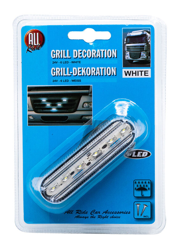 

All Ride Grill Decoration LED, White