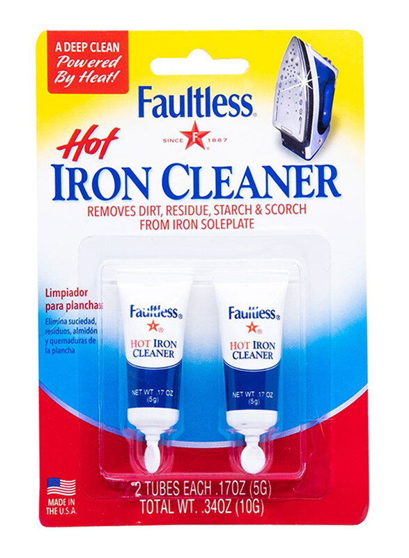 

Faultless Hot Iron Cleaner, 2 Pack x 5g