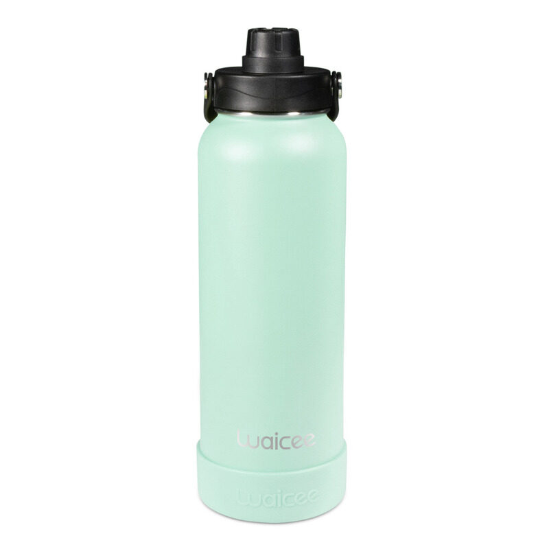 

Waicee Mint Gelato Reusable Bottle - Insulated, Leak-Proof, Large Capacity, Stylish, Eco-Friendly, Durable - 1200ml