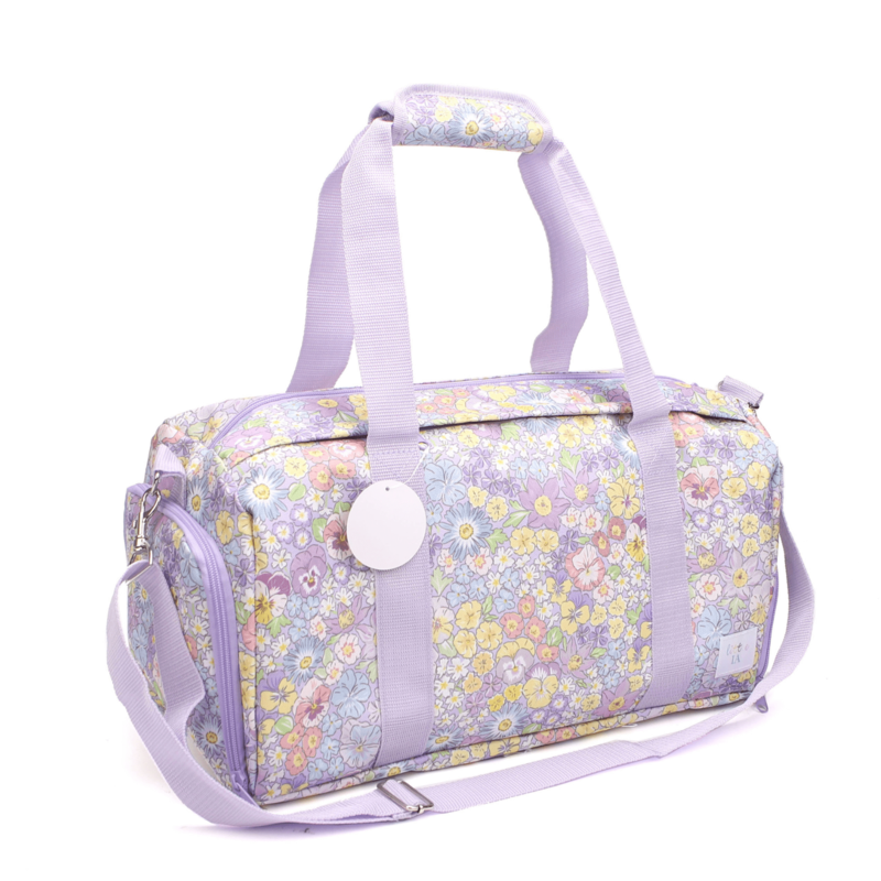 Little AI Enchanted floral duffle bag