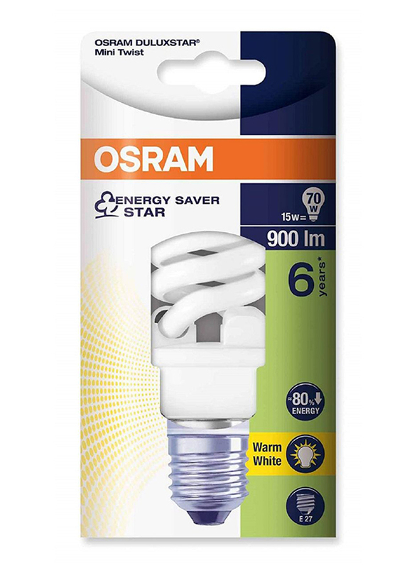 Osram ESL Spiral 15W E27, Warm White
