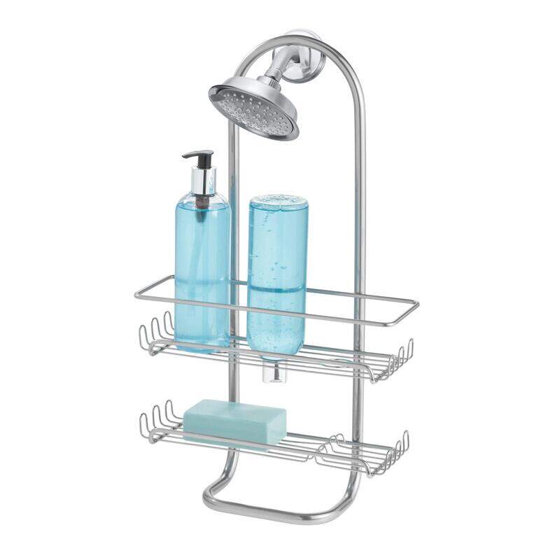 

Inter Design Classico Jumbo Shower Caddy, Silver