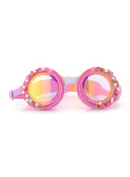 Bling2o Pink Berry Cupcake Sprinkles Swim Goggles for Kids Age +3, 100% silicone I latex-free I With uv protection I Anti-fog I with adjustable nose piece I comes with hard protective case.