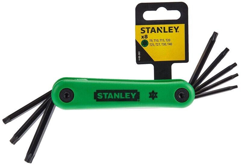 

Stanley 8-Piece Folding Hex Key Set, 469263, Multicolour