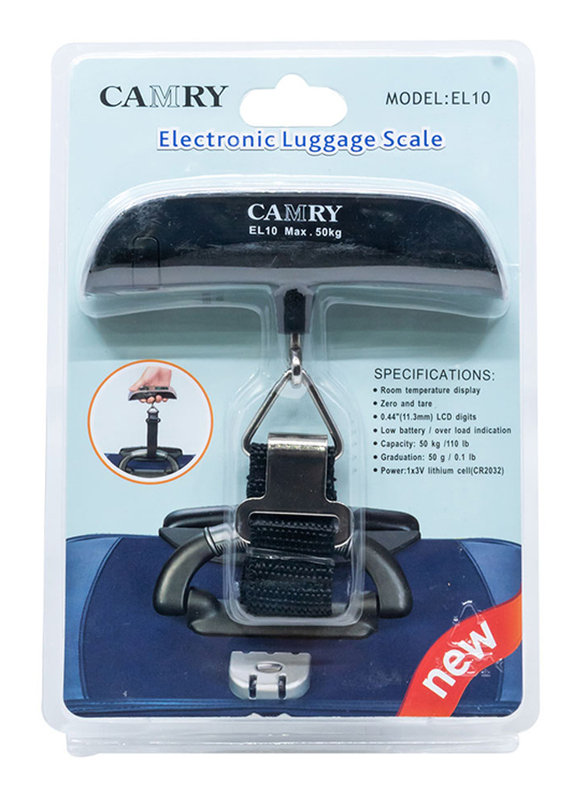 Camry Luggage Scale, Black
