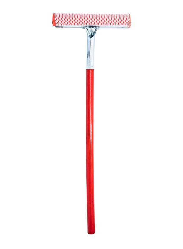 

All Ride Wooden Handle Cleaning Wiper, Red, 60cm