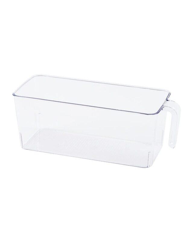 

Homesmiths Small Fridge Organizer with Handle, Clear