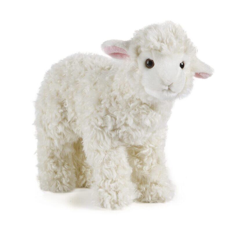 

Living Nature 24cm Large Lamb Realistic Soft Cuddly Farm Toy, White, Ages 3+ Years