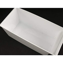 Inomata Hokan-sho Plastic Slim Simple Storage, White