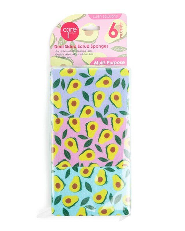 

Core Avocados Printed Sponges, 6 Pieces