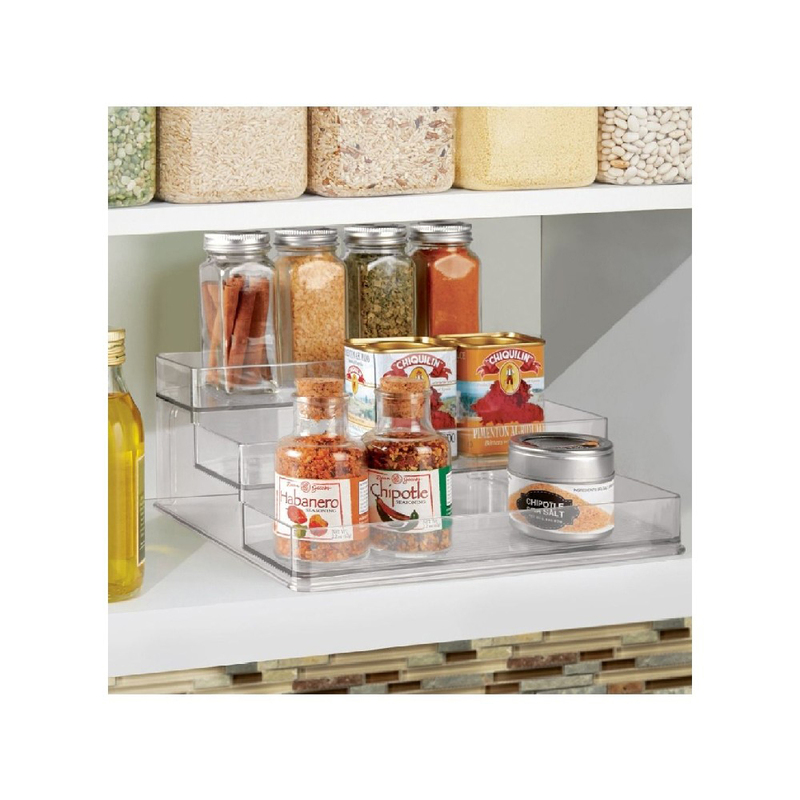 IDesign Linus Herb Rack, Clear