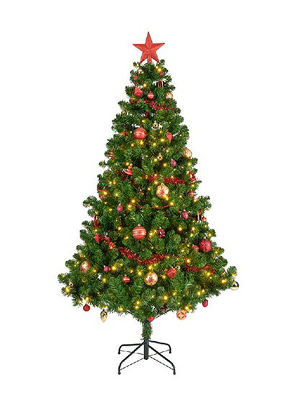 

Kaemingk Decoris 260 LED Imperial Pine Decorated Tree, 180cm, Multicolour