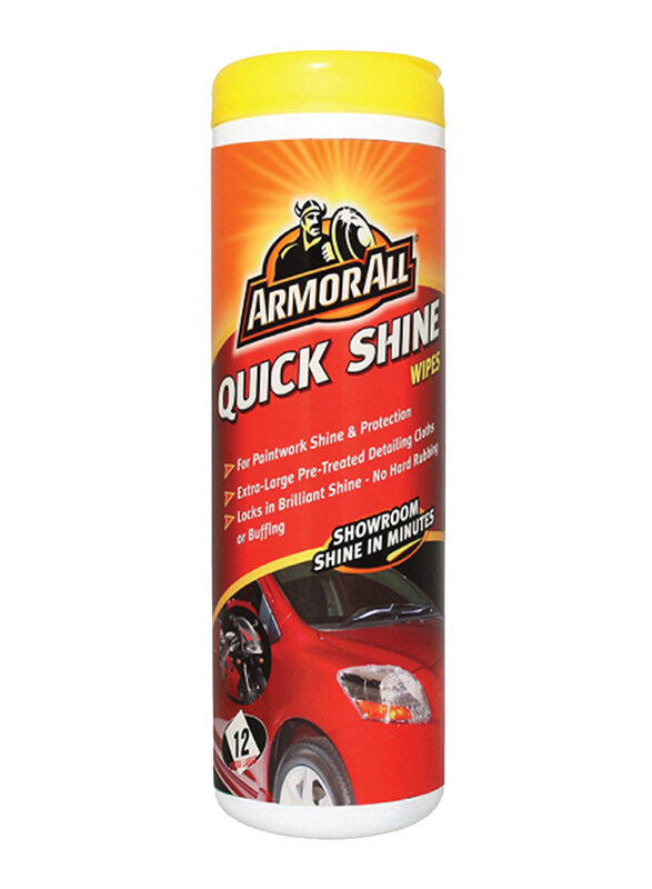 

Armor All Quick Shine Wipes, Red, 12 Count