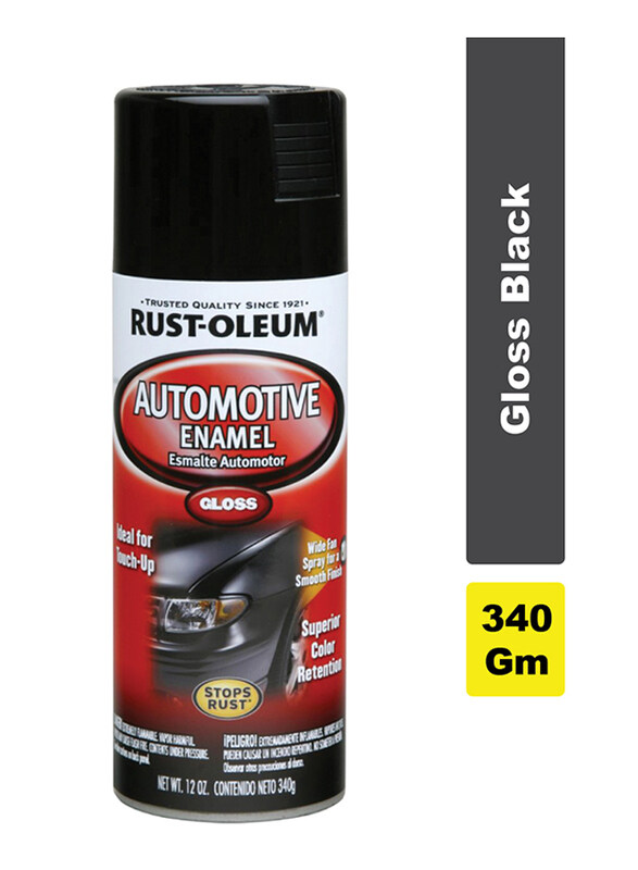 

Rust-Oleum Automotive Enamel Gloss, Black, 340gm