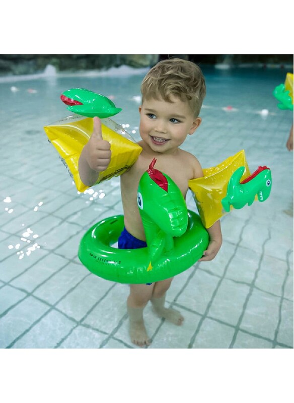 Swim Essentials  Splitring Dinosaur 56 cm diameter, Suitable for Age +3