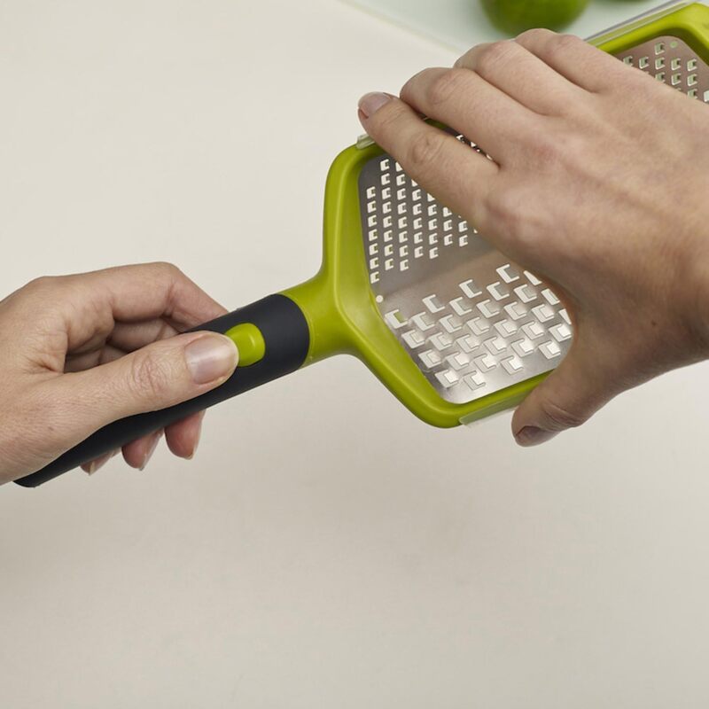 Joseph Twist Grater With Adjustable Handle, Extra Course And Fine, Green 1 EA 20017