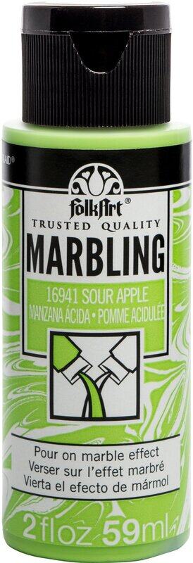 

Folkart Water Based Marbling Paint, 59ml, Sour Apple