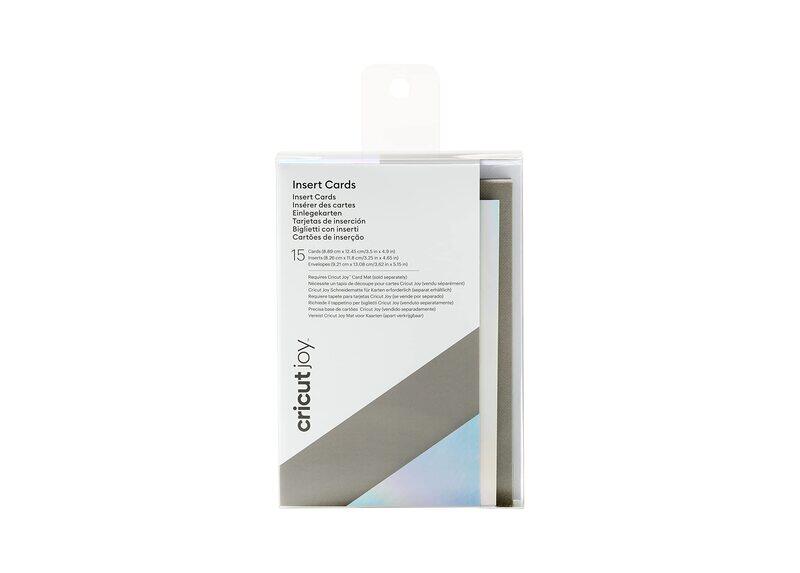 

Cricut Joy Holographic Insert Cards, Grey/Silver