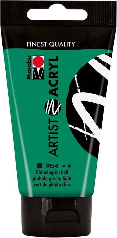 

Marabu 964 Artist Acryl, 75 ml, Phthalo Green