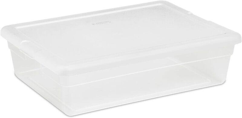 

Sterilite 28QT Storage Box, White