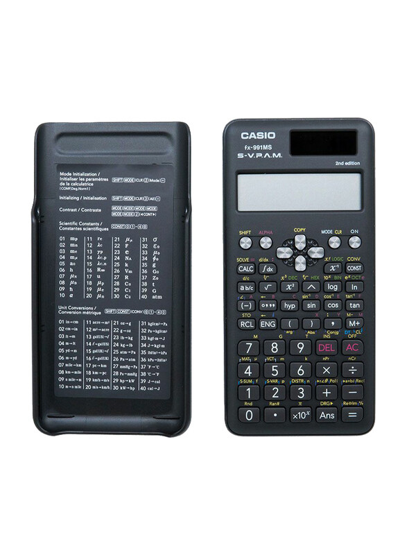 

Casio 12-Digit 2nd Edition Scientific Calculator, FX-991MS, Black