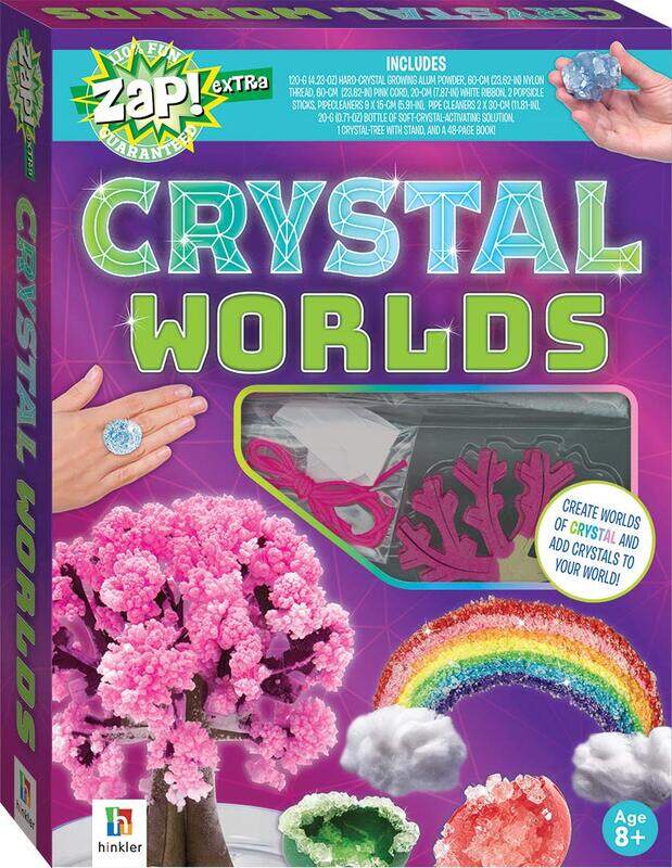 

Hinkler Zap Extra Crystal Worlds Book, Multicolour