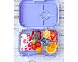 Yumbox Panino 4-Compartment Leakproof Bento Box Purple