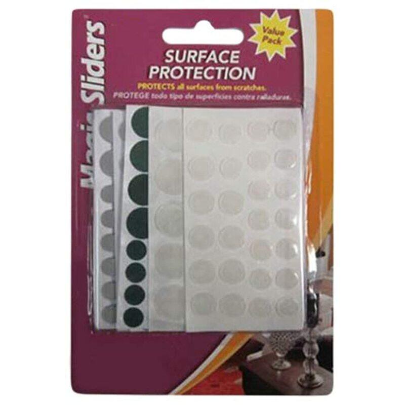 

Magic Surface Protection Sliders, 194 Pieces, Black/Clear