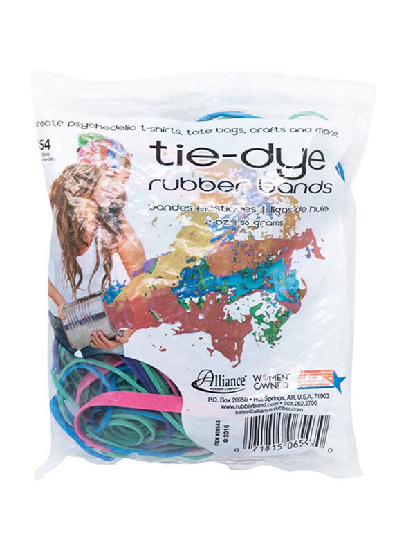 

Alliance Tie Dye Rubber Bands, Multicolour