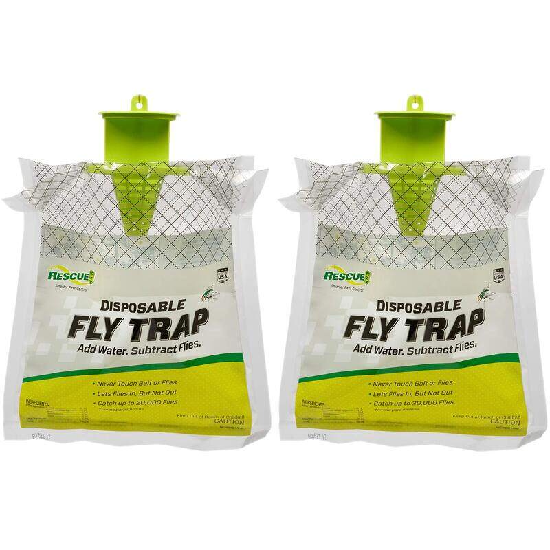 

Rescue Disposable Non-Toxic Fly Trap, White/Green