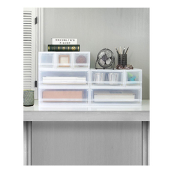Keyway A5 Desk Front Drawers, Clear