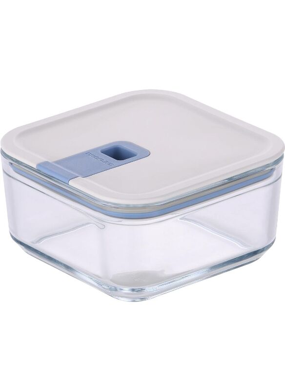 Neoflam Perfect Seal Square Glass Storage Container 720ml, Airtight Food Container With Lid, Kitchen Storage Organizer, Lunch Box, Meal Prep Container Set Microwave, Oven Safe (PS-GS-072)