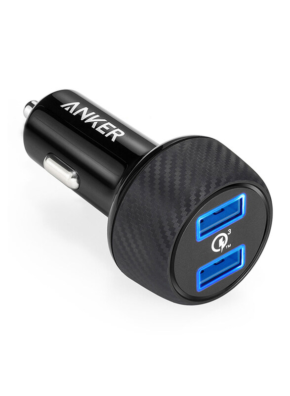 

Anker Powerdrive Speed 2 QC Car Charger, Black