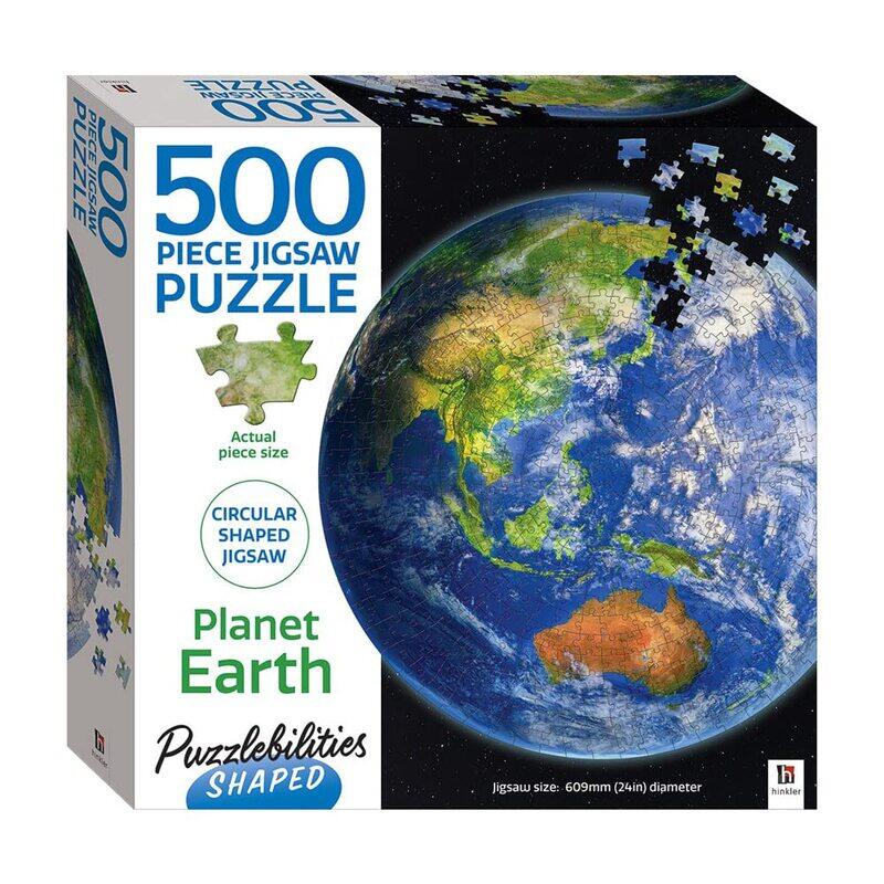 

Hinkler 500-Piece Puzzle Bilities Shaped Planet Earth Jigsaw Puzzle Kit