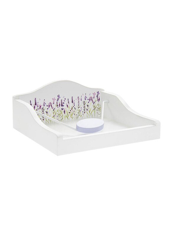 

The Leonardo Collection Lavender Napkin Holder, White