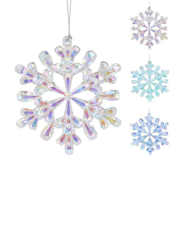 

Homesmiths Snowflake Hanger with Assorted Design, Multicolour