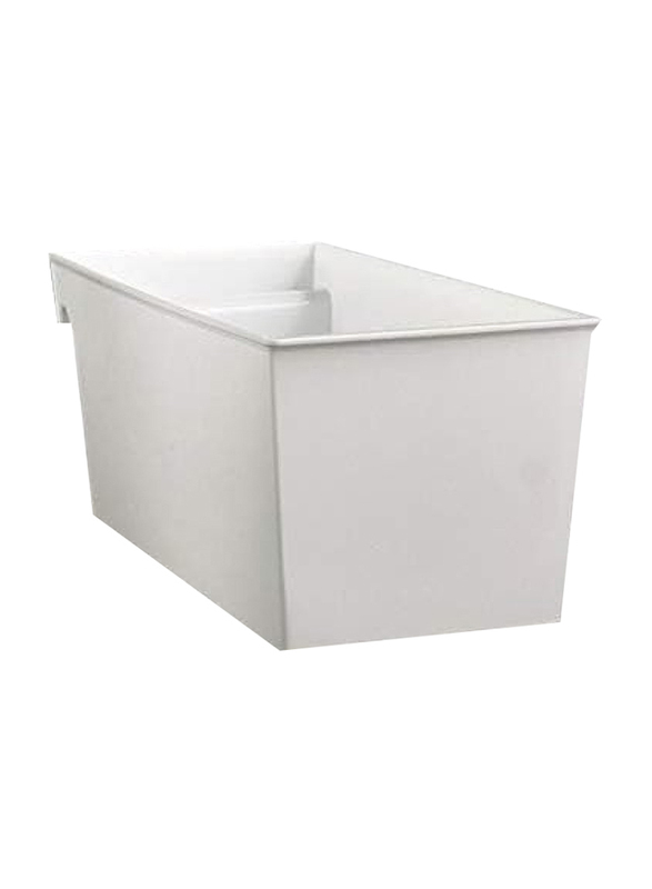 Inomata Hokan-sho Plastic Slim Simple Storage, White