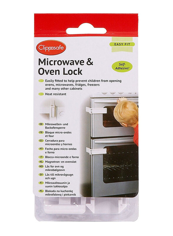 

Clippasafe Microwave & Oven Lock, White