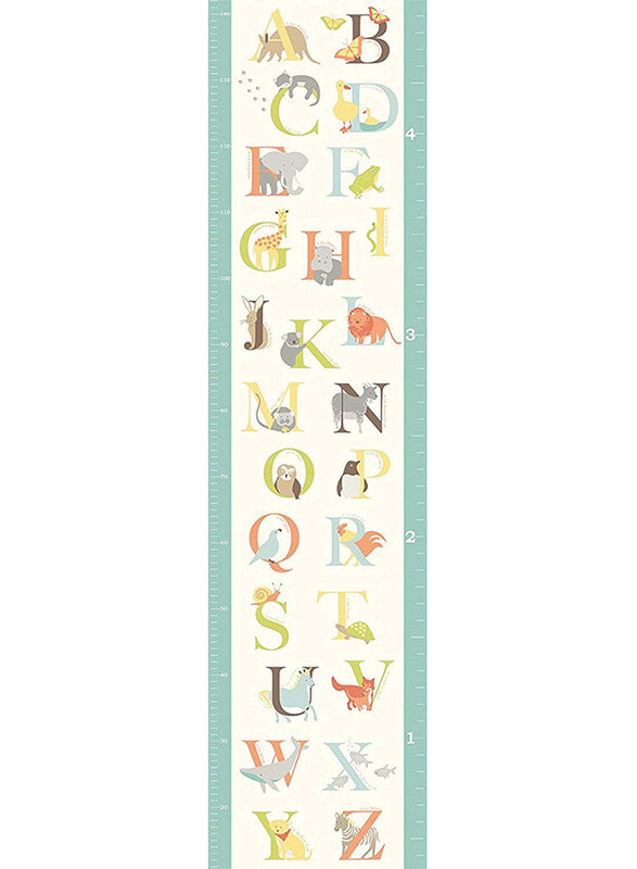 

Brewster ABC Jungle Growth Chart Decal, Multicolor