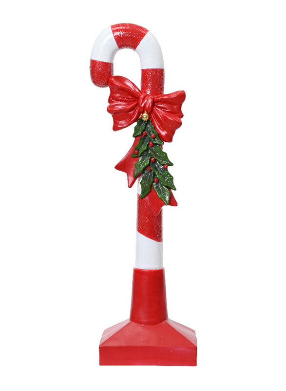 

Kaemingk Polyresin Candy Cane, Red, 82.50cm, 1 Piece
