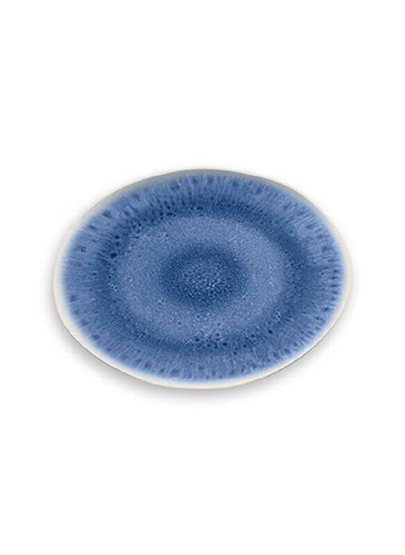 

TarHong Organic Radiant Glaze Oval Platter Indigo