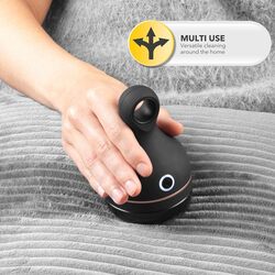 Beldray BEL01034 Electric Lint Remover - Cordless XL Fabric Shaver, Loose Thread Remover For Clothes & Furniture, Rechargeable, Up To 45 Minutes Operating Time, Includes Cleaning Brush & USB Cable