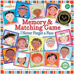 eeBoo: I Never Forget a Face, Memory & Matching Game, Developmental and Educational, 24 Pairs to Match, Single or Multiplayer Function, for Ages 3 and up