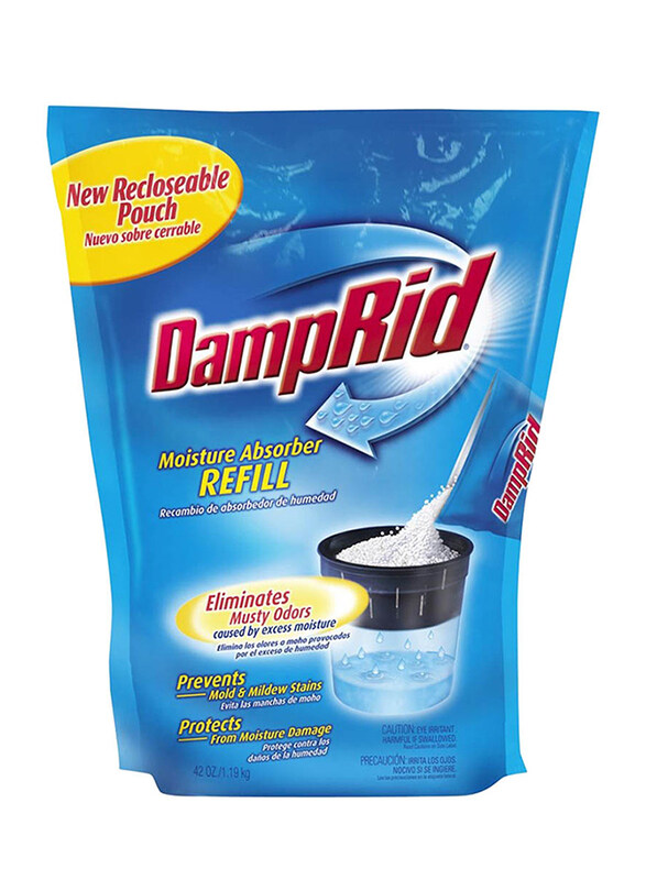 

Damp Rid Moisture Absorber Air Humidifier Refill, 1.19Kg, Blue