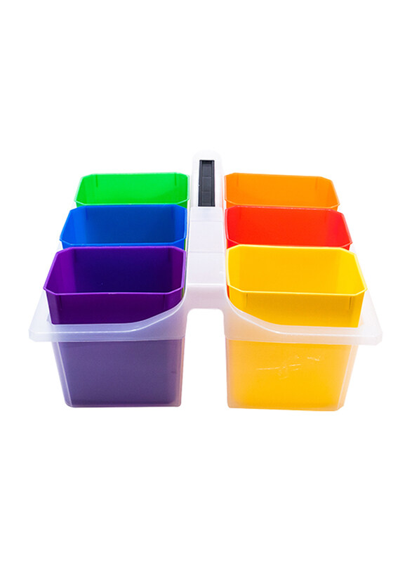 

Romanoff Caddies with 6 Storage Cups, Multicolour