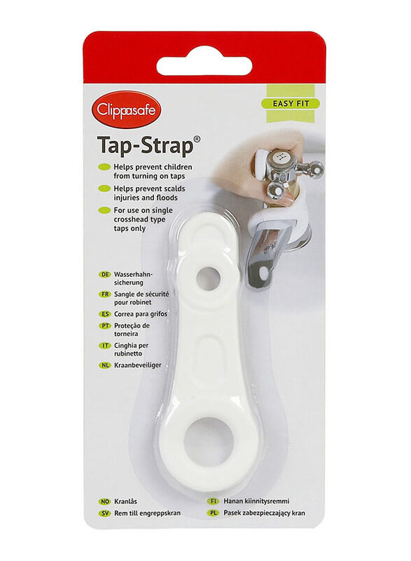

Clippasafe Tap Strap, White