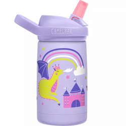 CamelBak Eddy+ Kids 12 oz Bottle, Insulated Stainless Steel with Straw Cap - Leak Proof When Closed, Magic Unicorns!